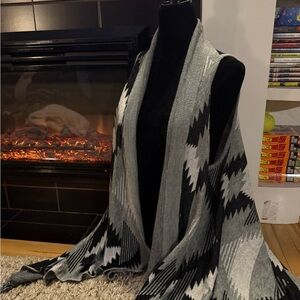 Warehouse Gray Knit Vest